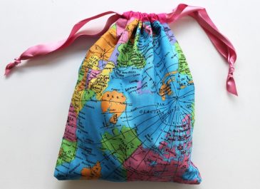 DIY Cara Membuat Tas Serut Hanya Bermodalkan Kain Bekas Saja