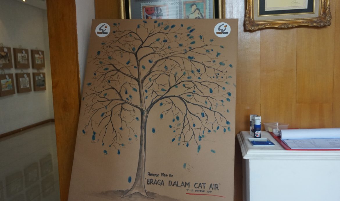 Melihat Keindahan Kawasan Braga di Pameran Seni “Braga dalam Cat Air”