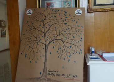 Melihat Keindahan Kawasan Braga di Pameran Seni “Braga dalam Cat Air”