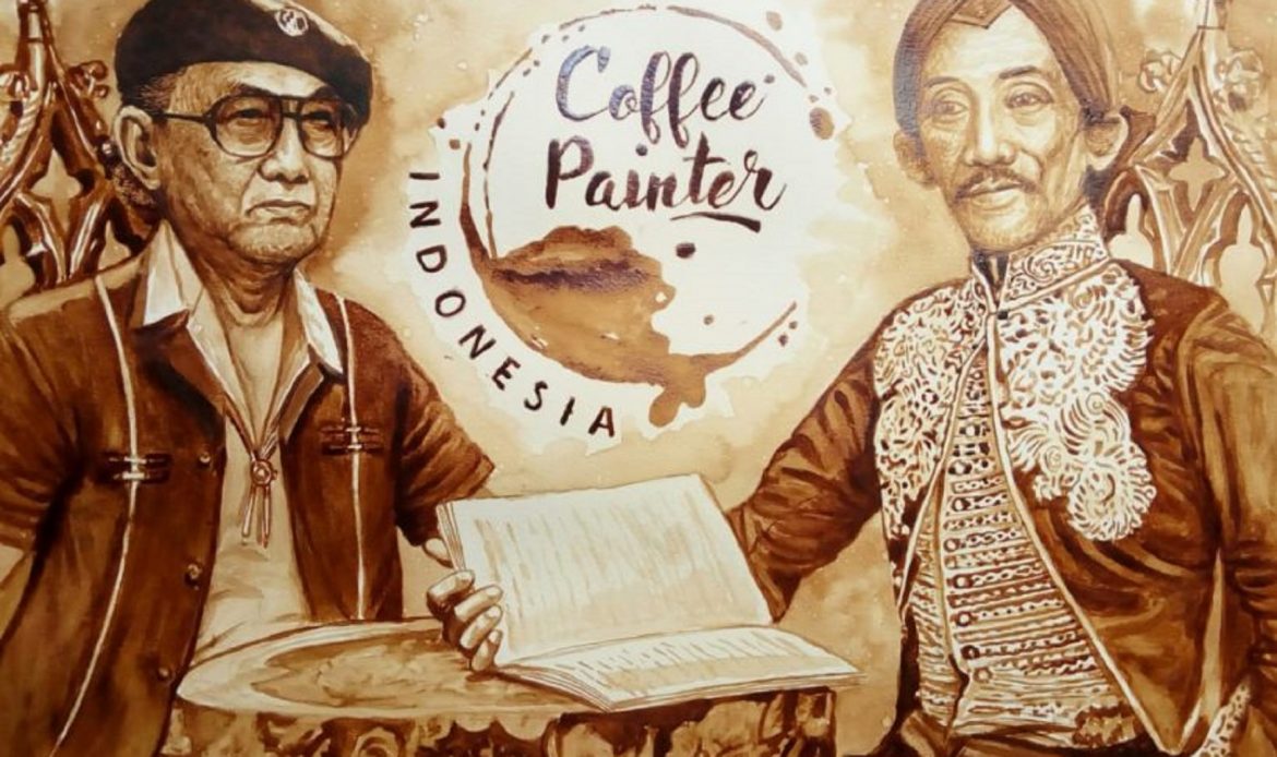 Meramu Kopi Di Atas Kanvas dalam Balutan Hari Pahlawan